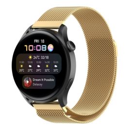 MILANESE Kovový řemínek pro Huawei Watch GT 3 Pro 46mm zlatý