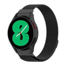 MILANESE Kovový řemínek Samsung Galaxy Watch 5 (40mm / 44mm) 5 Pro 45mm černý