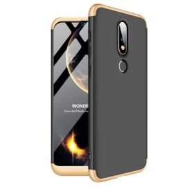 360° ochranný kryt Nokia 6.1 Plus (Nokia X6) černý-zlatý