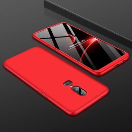 360° ochranný kryt OnePlus 6 červený