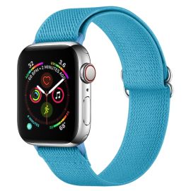 NYLON Řemínek Apple Watch 9 / 8 / 7 (41mm) / 6 / SE / 5 / 4 (40mm) / 3 / 2 / 1 (38mm) modrý
