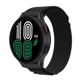 NYLON Řemínek pro Samsung Galaxy Watch 5 (40mm / 44mm) 5 Pro 45mm černý