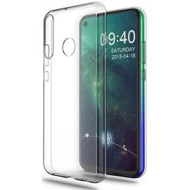 Silikonový kryt Huawei P40 Lite E průhledný