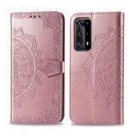 ART Peňaženkový kryt Huawei P40 Pro / P40 Pro Plus ORNAMENT růžový