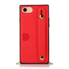STRAP Obal s řemínkem Apple iPhone 7 / iPhone 8 / iPhone SE 2022 / 2020 červený