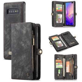 WALLET Obal s peněženkou 2v1 pro Samsung Galaxy S10 Plus černý