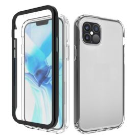 DUAL Odolný kryt s fólií Apple iPhone 12 Pro Max černý