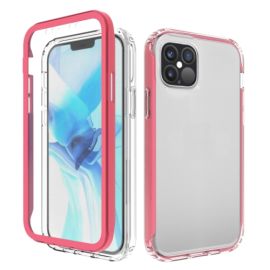 DUAL Odolný kryt s fólií Apple iPhone 12 Pro Max červený