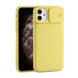 SLIDE Ochranný kryt Apple iPhone 12 / 12 Pro žlutý