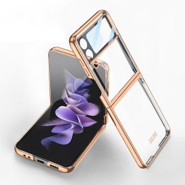 GKK PHANTOM Ochranný obal Samsung Galaxy Z Flip 4 5G růžovozlatý