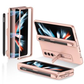 GKK SUPPORT Kryt se stojanem Samsung Galaxy Z Fold4 5G růžovozlatý