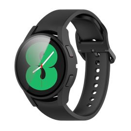 Ochranný kryt s tvrzeným sklem pro Samsung Galaxy Watch 4 40mm černý