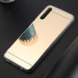 Zrkadlový silikónový kryt Samsung Galaxy A50 zlatý