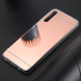 Zrcadlový silikonový kryt Samsung Galaxy A50 růžový
