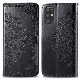 ART Peňaženkový kryt Samsung Galaxy S20 Plus ORNAMENT černý