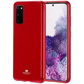 MERCURY JELLY TPU Kryt Samsung Galaxy S20 červený
