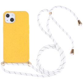 ROPE Kryt se šňůrkou Apple iPhone 13 mini žlutý