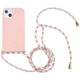 ROPE Kryt se šňůrkou Apple iPhone 13 mini růžový