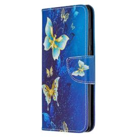 ART Peňaženkový kryt Xiaomi Redmi Note 8 Pro GOLDEN BUTTERFLY