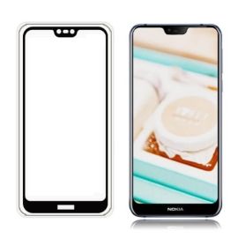 3D Tvrzené sklo Nokia 7.1 černé