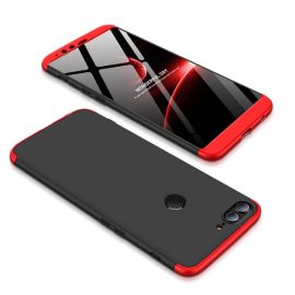 360° Ochranný kryt OnePlus 5T černý (červený)