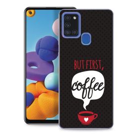 MY ART Ochranný kryt Samsung Galaxy A21s COFFEE (056)