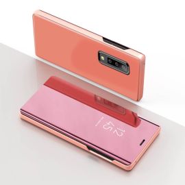MIRROR zaklapovací kryt Samsung Galaxy A50 růžový