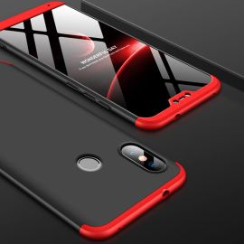 360° Ochranný kryt Xiaomi Mi A2 Lite černo-červený