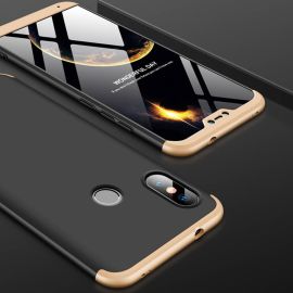360° Ochranný kryt Xiaomi Mi A2 Lite černo-zlatý