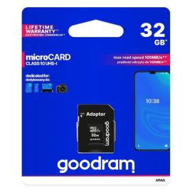 Paměťová karta GOODRAM microSDHC 32GB UHS-I + adaptér (M1AA-0320R11)