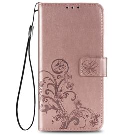 ART Peňaženkový kryt LG K41s FLOWERS růžový