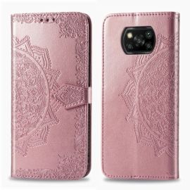 ART Peňaženkový kryt Xiaomi Poco X3 NFC / X3 Pro ORNAMENT růžový