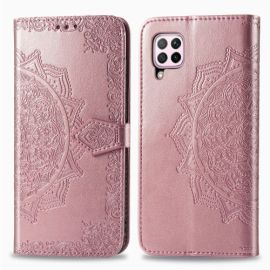 ART Peňaženkový kryt Huawei P40 Lite ORNAMENT růžový