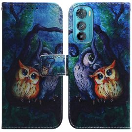 ART Peněženkový kryt Motorola Edge 30 OWL