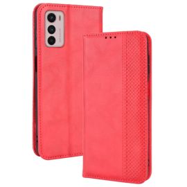 BUSINESS Peněženkový kryt pro Motorola Moto G42 červený
