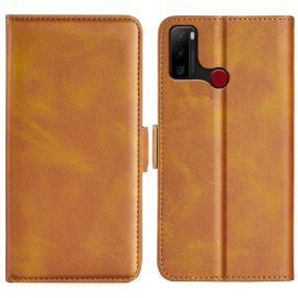 SIDE Peněženkové pouzdro Ulefone Note 10 světle hnědé