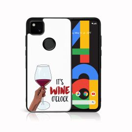 MY ART Silikonový kryt Google Pixel 4a WINE (007)