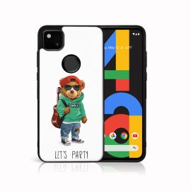 MY ART Silikonový kryt Google Pixel 4a BEAR (008)