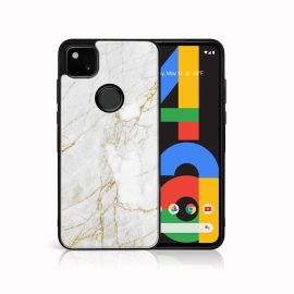 MY ART Silikonový kryt Google Pixel 4a WHITE STONE (011)