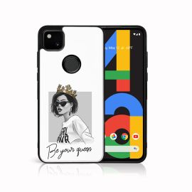 MY ART Silikonový kryt Google Pixel 4a QUEEN (139)