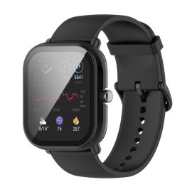 Plastový kryt s ochranným sklem pro Xiaomi Amazfit GTS 2 Mini černý