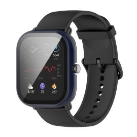 Plastový kryt s ochranným sklem pro Xiaomi Amazfit GTS 2 Mini modrý