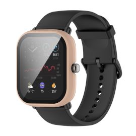 Plastový kryt s ochranným sklem pro Xiaomi Amazfit GTS 2 Mini růžový