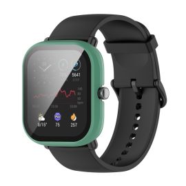 Plastový kryt s ochranným sklem pro Xiaomi Amazfit GTS 2 Mini zelený