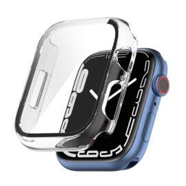 Plastový obal s ochranným sklem pro Apple Watch 9 / 8 / 7 (45mm) průhledný