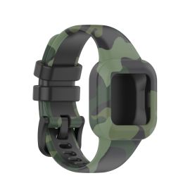 ART Silikonový řemínek pro Garmin Vivofit Junior3 CAMOUFLAGE