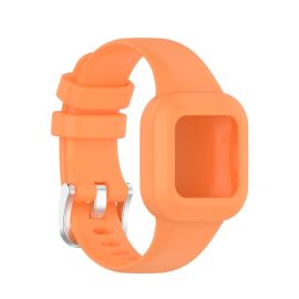 GLACIER Ochranné pouzdro s řemínkem pro Garmin Vivofit Junior3 oranžové