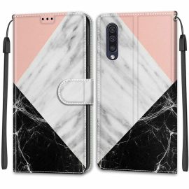 ART Peněženkový kryt pro Samsung Galaxy A50 MARBLE