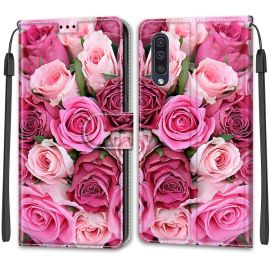 ART Peněženkový kryt pro Samsung Galaxy A50 ROSES