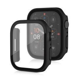 PC FULL COVER Plastový kryt se sklem pro Apple Watch SE/SE 2022/SE 2023 (40mm) černý